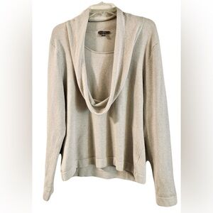 Apt. 9 Elegant Cream Cowl Neck Sweater